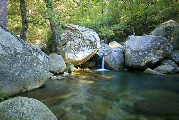 Piscine naturelle en Corse