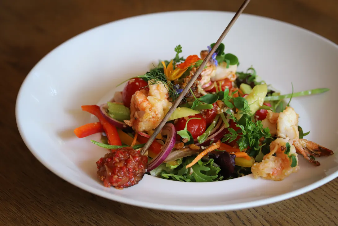 Plast gastronomique au Grand Hôtel de Cala Rossa